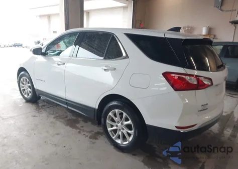 2020 Chevrolet Equinox Fwd Lt 1.5L Turbo из США, поврежденный, VIN 3GNAXKEV3LS537000